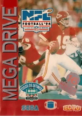 NFL Football '94 Starring Joe Montana (USA) box cover front